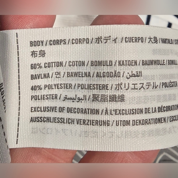 Abercrombie Soft A&F Collection Cropped Striped Sweatshirt Size Small - Picture 5 of 5